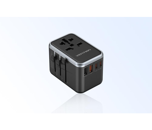 Vention Uniwersalny adapter podróżny 65W GaN 2x USB-A 2x USB-C - 1543464 - zdjęcie 6